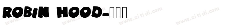 Robin Hood字体转换
